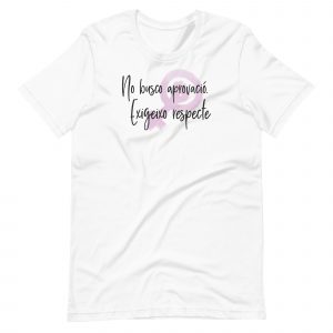 Samarreta en català blanca “Respecte” (dona)